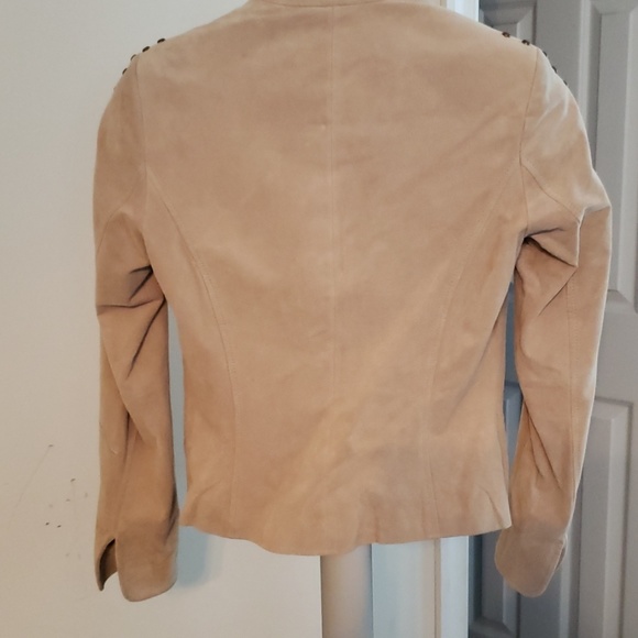 Pamela McCoy Suede Embroidery Jacket - Picture 2 of 8